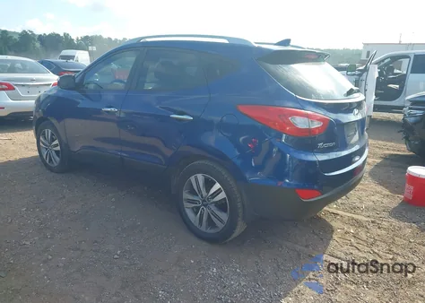 2014 Hyundai Tucson Limited z USA, uszkodzony, nr VIN KM8JU3AGXEU901636
